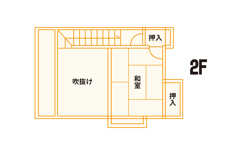 コテージかじか荘 間取り2F 阿南温泉 かじかの湯