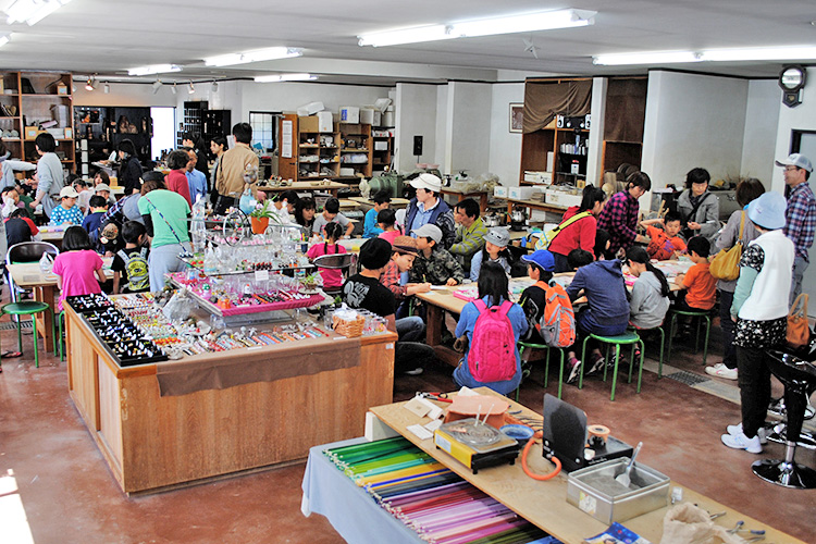 親子レク 阿南町陶芸体験館