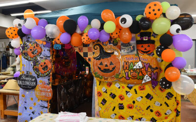 ハロウィンブースを開設しました 阿南町陶芸体験館